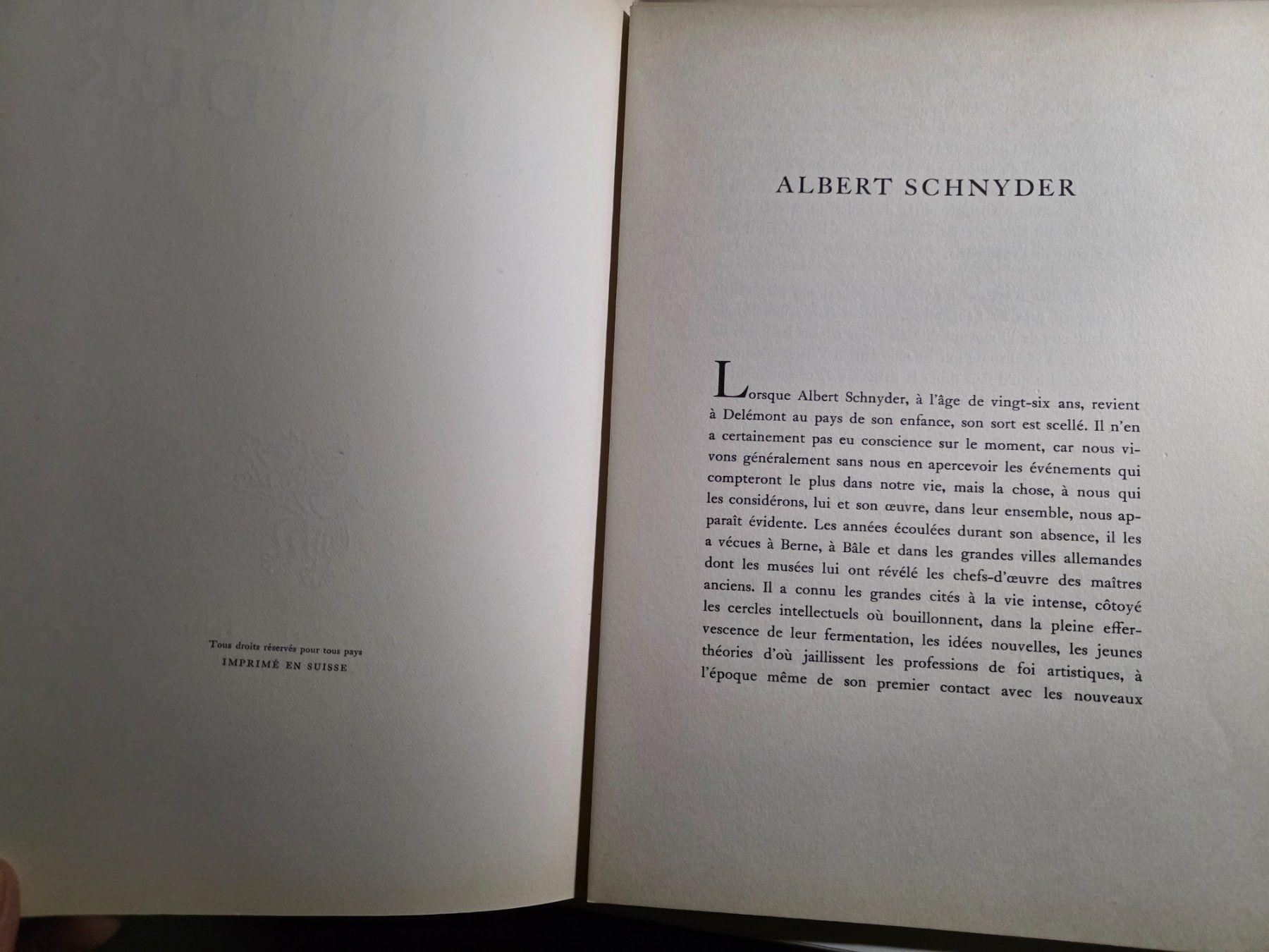 Libri: Albert Schnyder - Kunstmappe Nr. 585  - 1951 – Usato da Walterswil BE venduto da Lonitti 6