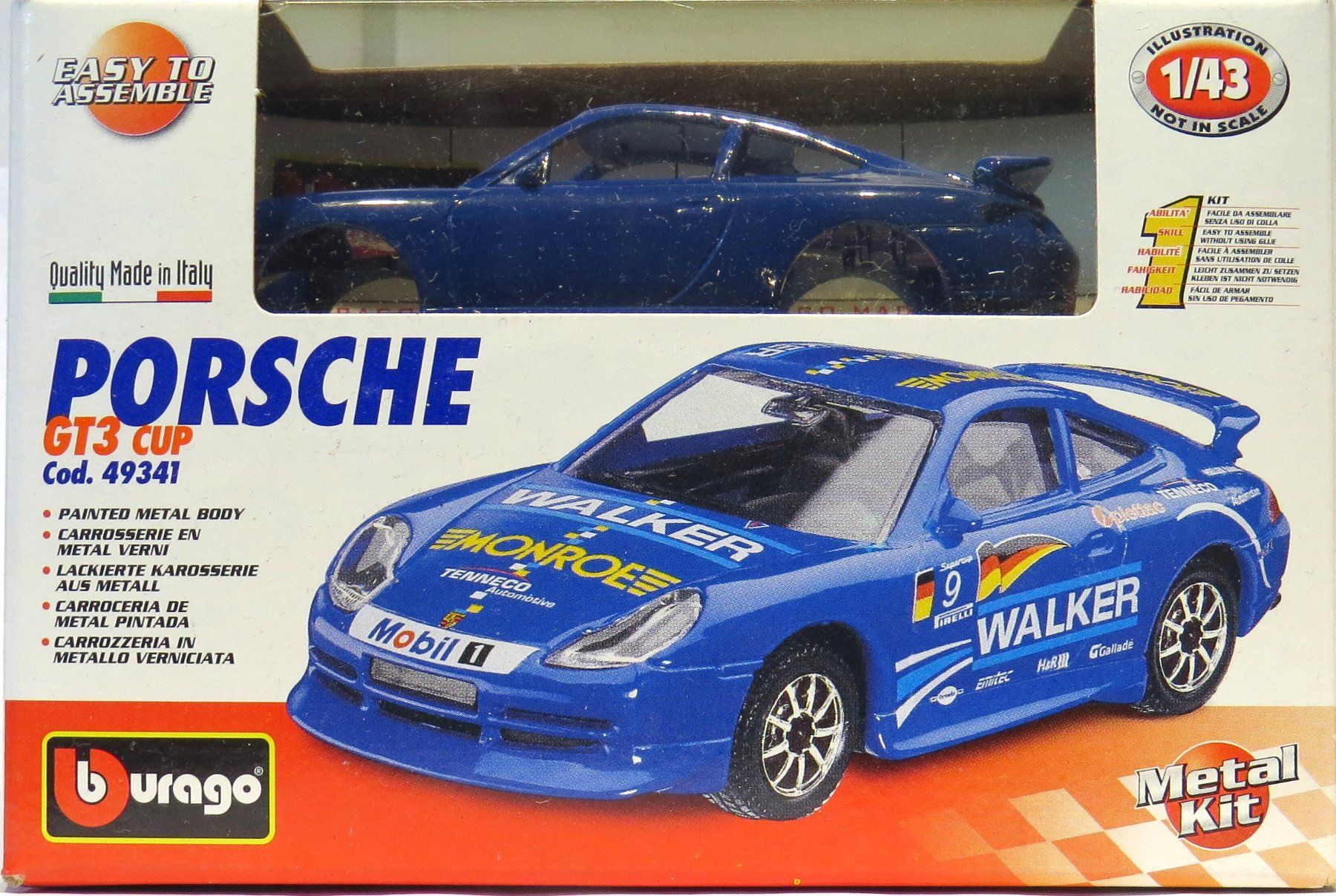 Porsche Modellini d'auto: 1:43 KIT Porsche 911 GT3 CUP – Nuovo e nell'imballaggio originale da Ettingen venduto da campione_1 1