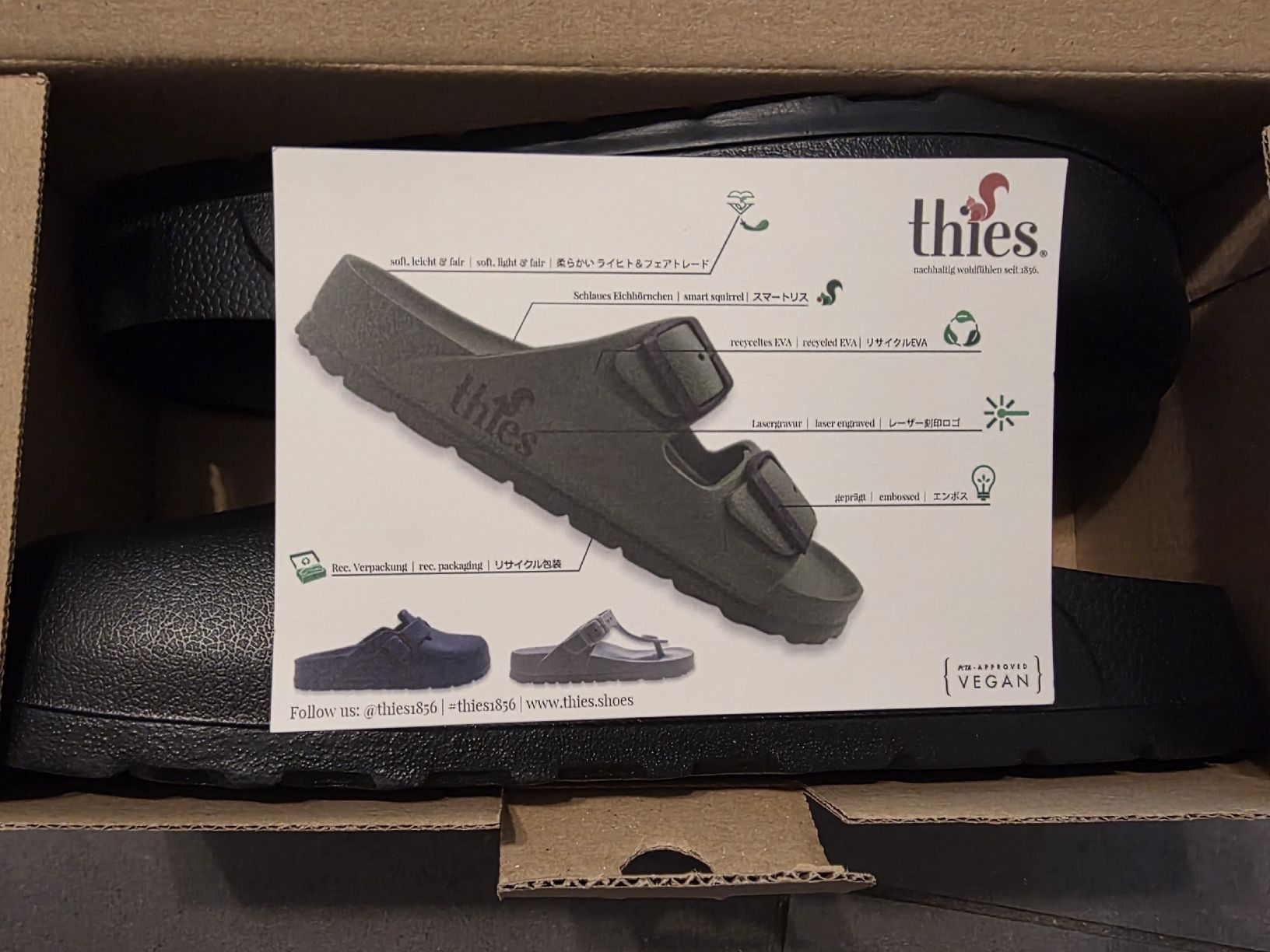 Scarpe da uomo: Thies Clogs Schwarz Grösse 42 neu – Nuovo e nell'imballaggio originale da Kreuzlingen venduto da MEsteves95 1