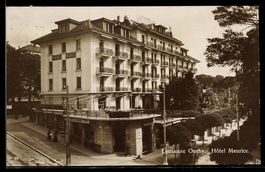 AK Lausanne /Ouchy, Hôtel Meurice, Aux Deux Passages