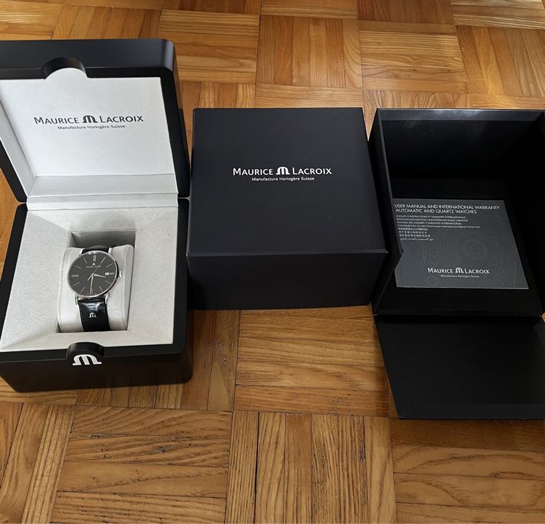 Maurice Lacroix Orologi: Maurice Lacroix Herren Uhr ( Fast Fullset -Rechnung) – Usato da Höri venduto da MikeLehmeister 1