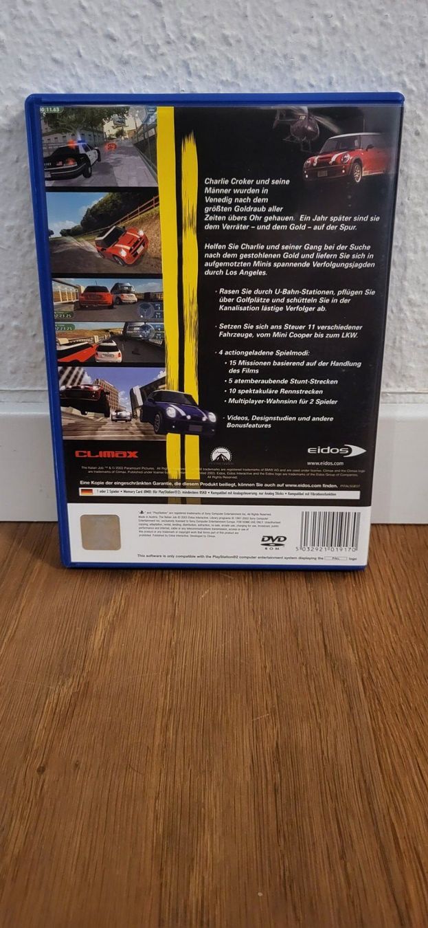 Sony Spiele: PS 2 - The Italian Job – Gebraucht aus Münsingen von DigitaleSpielecke 1