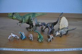 Schleich Dinosaurier Set  Gr. T-Rex, Velociraptoren & mehr