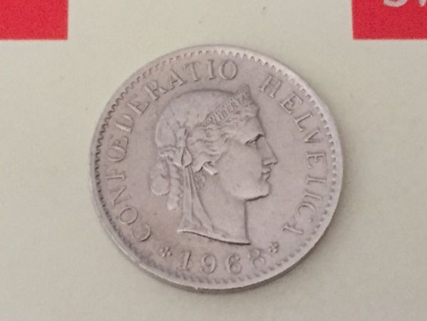 Tutti le monete: 5 Rappen 1968 ss-vz – Usato da Elsau venduto da herbybay