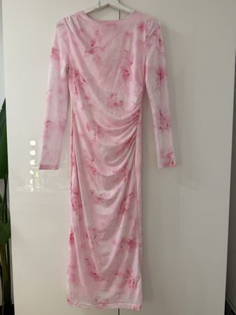 Kleid rosa gemustert Grösse S guter Zustand