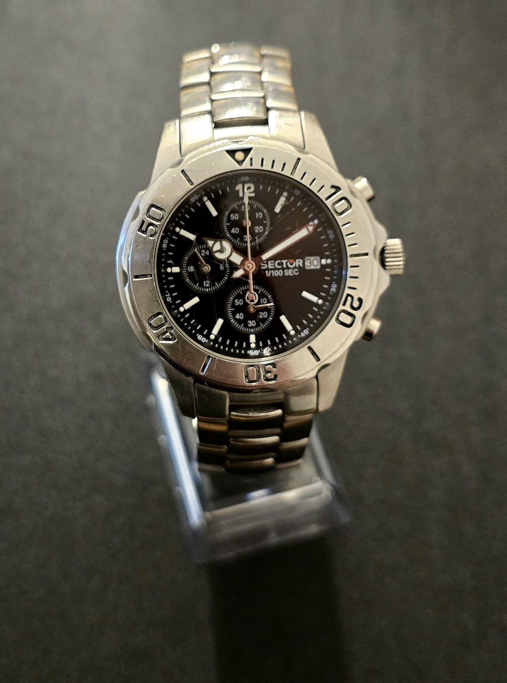 Sector Uhren: SECTOR 1/100 SEC CHRONOGRAPH HERREN UHR – Gebraucht aus Neftenbach von Taschen-Uhren 1