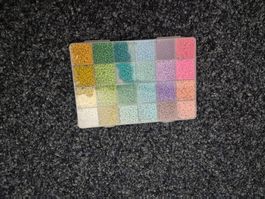 Rocailles Perlen, 24 versch. Farben