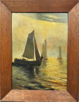 Jindřich ŠIMEK (1901-c.1979) Barche a vela sul lago,1921
