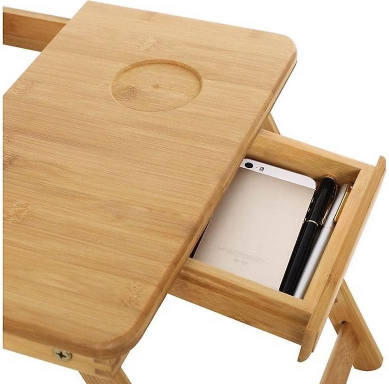 Supporti a parete: Laptop-Halter aus Bambus – Usato da Meggen venduto da qiqi94 3