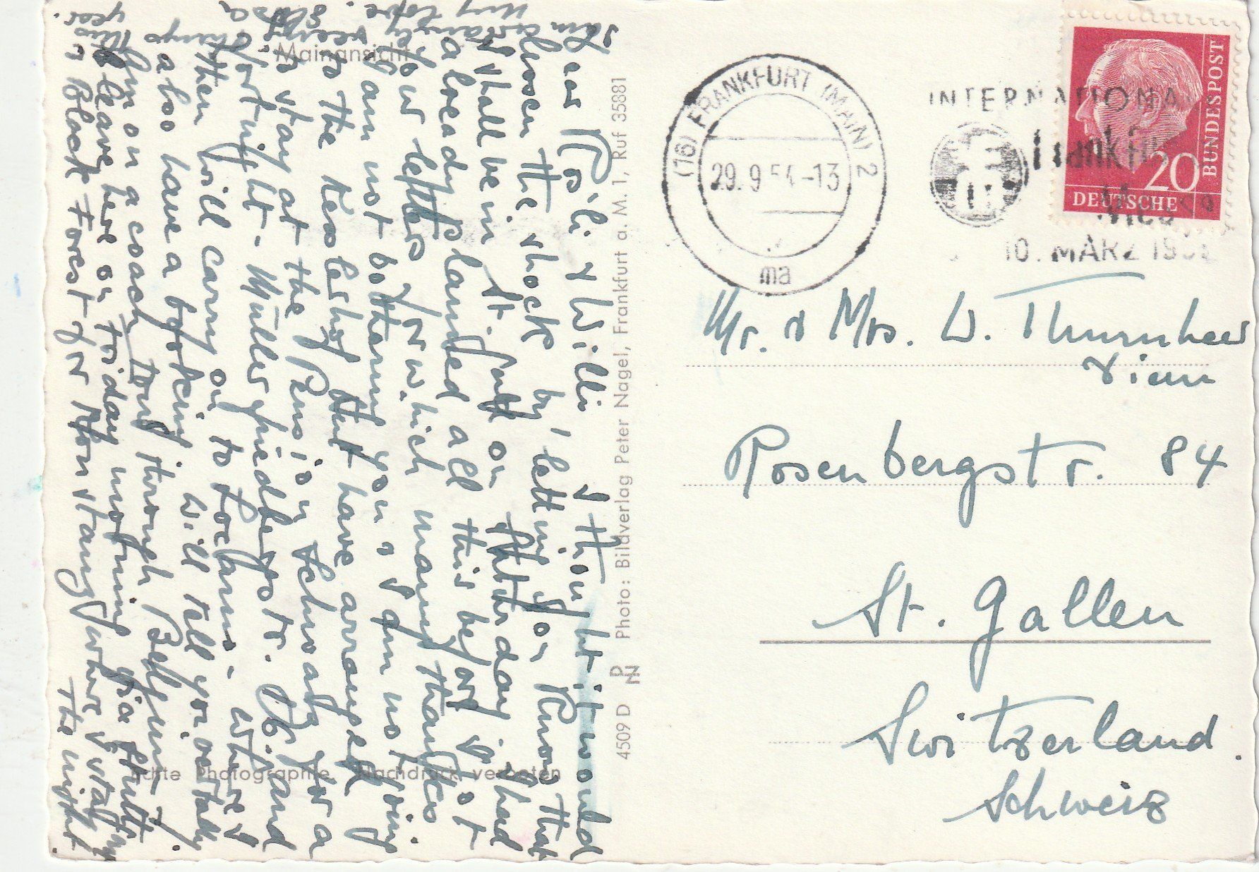 Cartoline postali: Frankfurt – Usato da Lumbrein venduto da made02 1