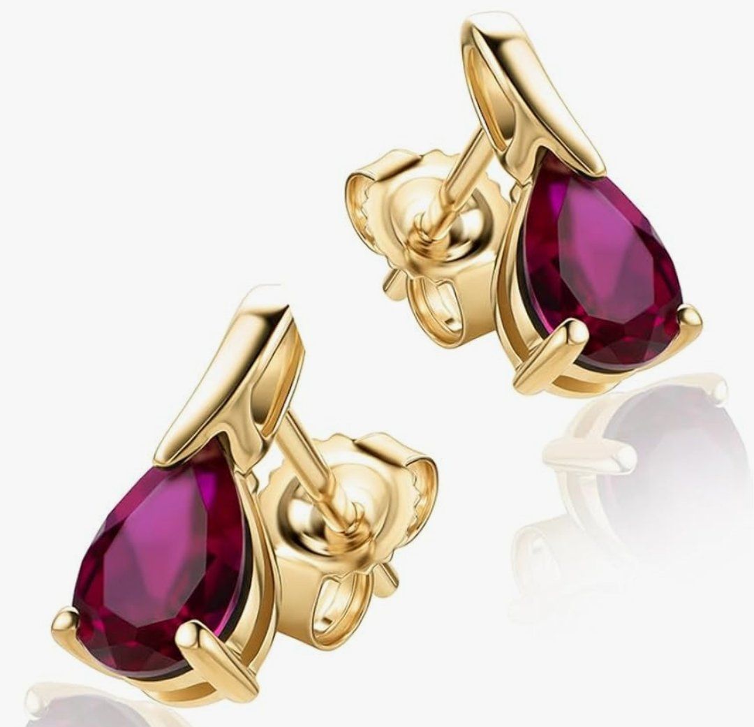Ohrringe & -stecker: Ohrring aus Gold und Ruby – Neu und originalverpackt aus Hemmental von BlingBling1