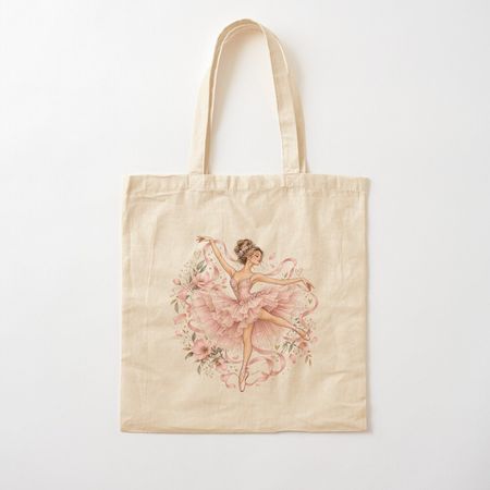 Stofftasche - Balletttänzerin - inkl. Versand
