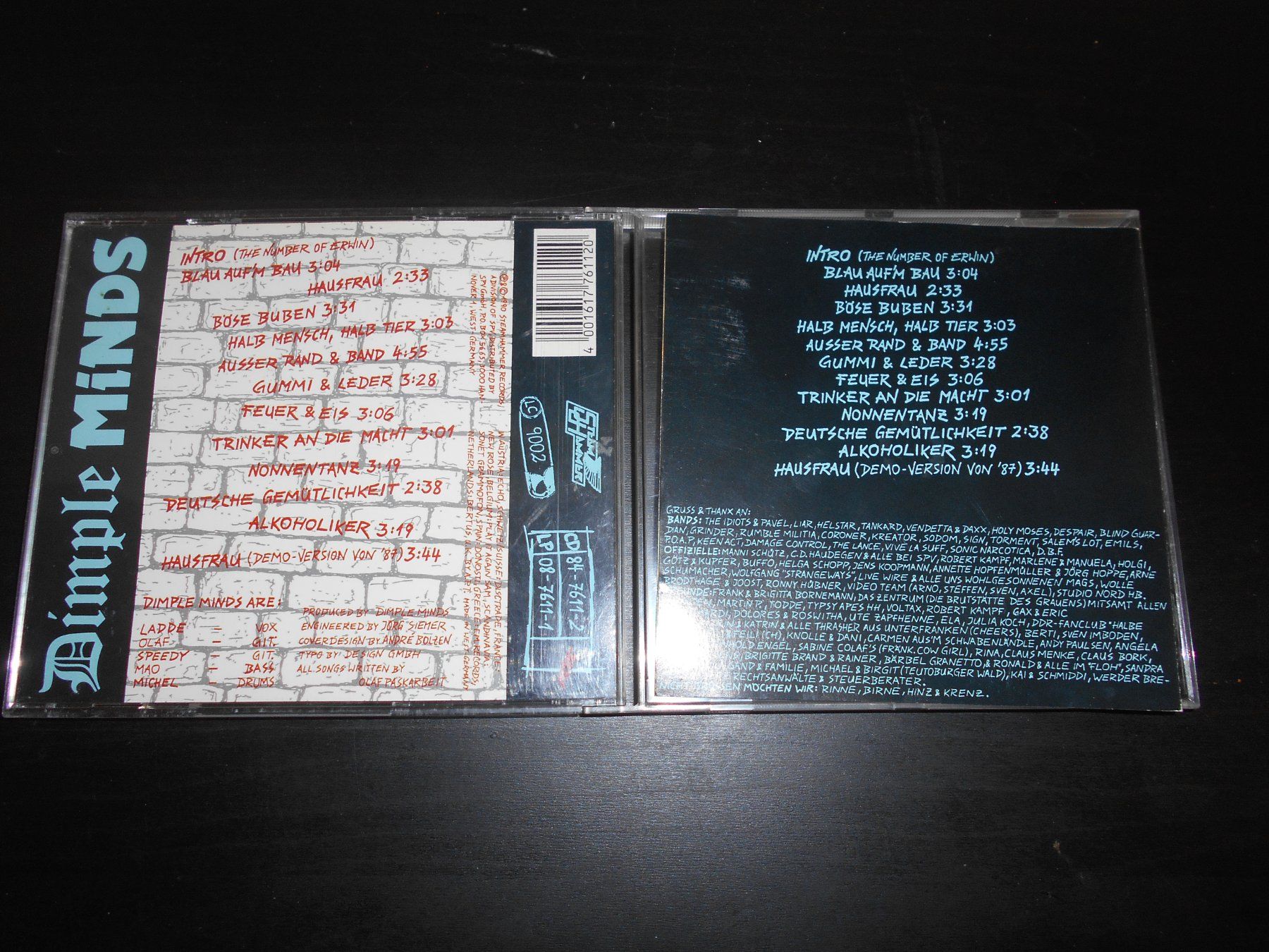 CD: Dimple Minds – Volle Kelle Live / 1990 – Usato da Aarberg venduto da witchhunter01 1