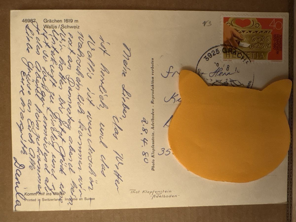 Cartoline postali: AK von Grächen – Usato da Rümlang venduto da Kartenpost1 1