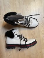 Leder Winterboots/Schuhe mit Spikes, Gr. 39