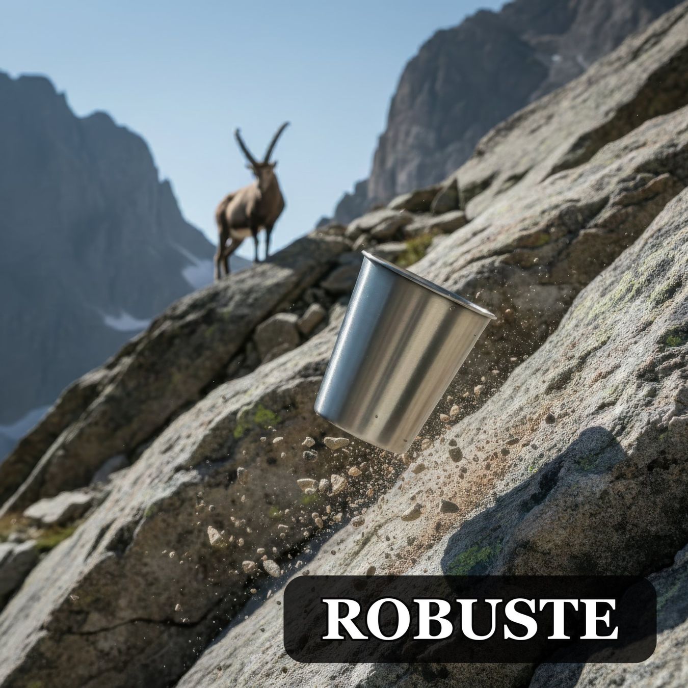 Bicchieri: 4 gobelets inox empilables – Nuovo e nell'imballaggio originale da Le Bry venduto da Loup007 1