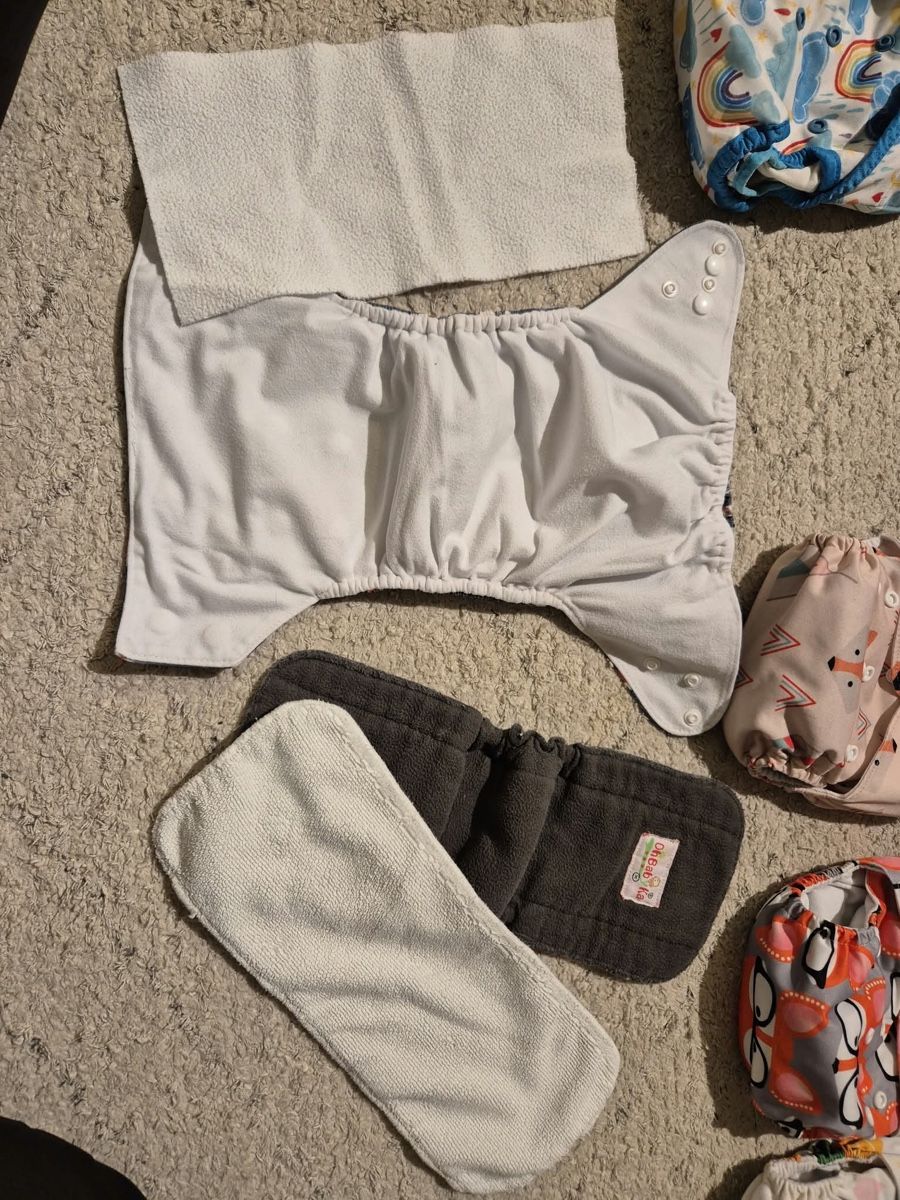 Windeleimer & Windeln: Pocket Stoffwindel Paket – Neu (gemäss Beschreibung) aus Lausen von schwaafli 1