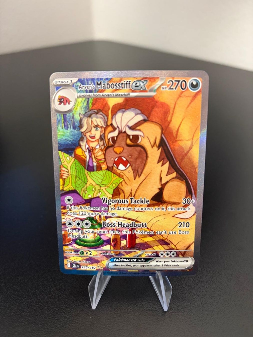 Pokémon Carte collezionabili: Arven's Mabosstiff ex 235 - englisch – Nuovo (secondo la descrizione) da Bern venduto da GiulianoMas