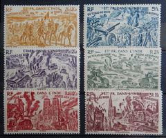 Französisch Indien Kat. 275-280 * 1946