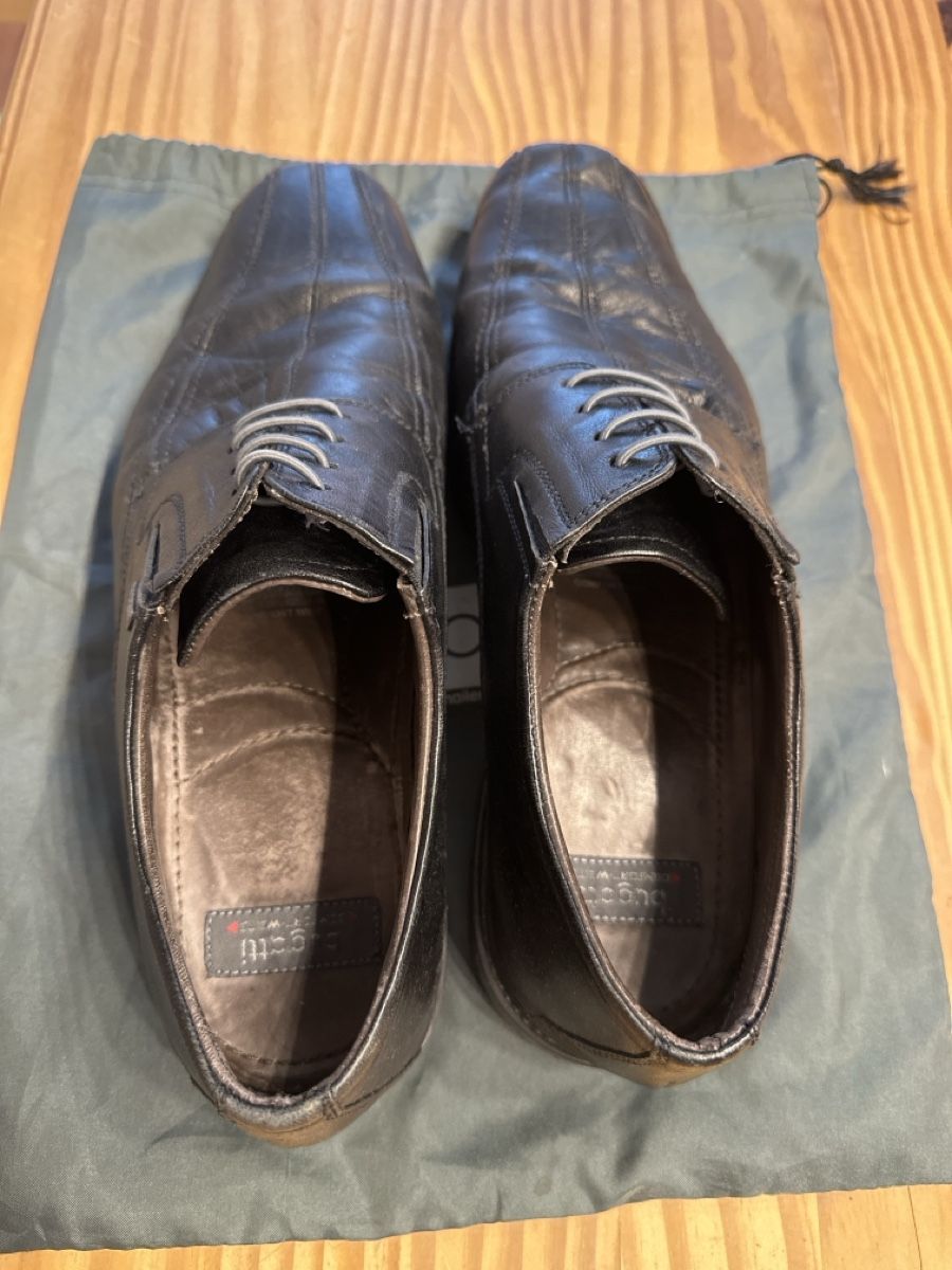 Bugatti Scarpe da uomo: Elegante Bugatti Lederschuhe Schwarz Gr 43 – Usato da Horw venduto da yvesmarc