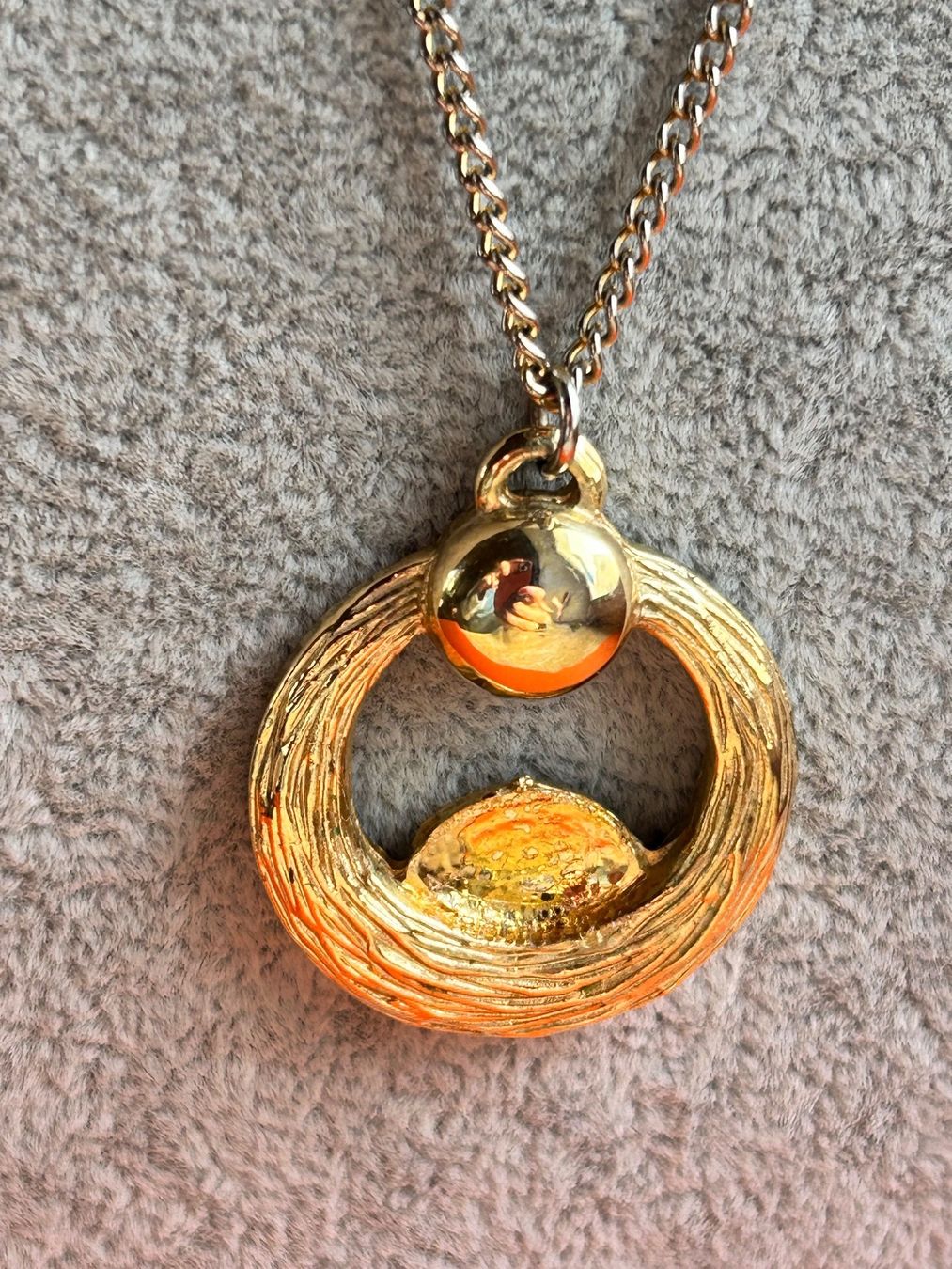 Ketten: Kette goldener Ring (Modeschmuck) – Gebraucht aus Laufen von Bellebellezza 1
