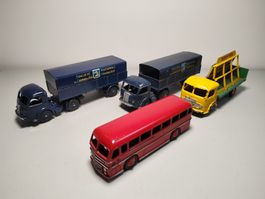 4x Dinky Toys Lastwagen