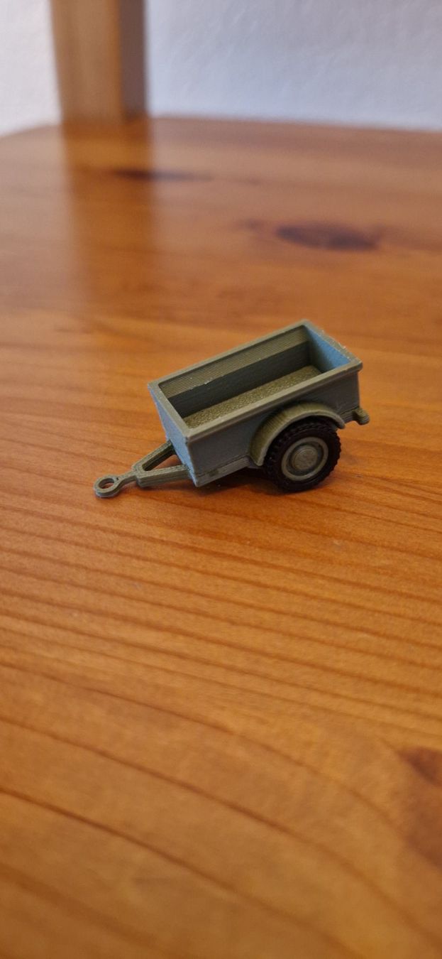 Giocattoli: Micro jeep vert avec remorque et obusier imprimé en 3D – Nuovo (secondo la descrizione) da Fleurier venduto da Tortue26 4