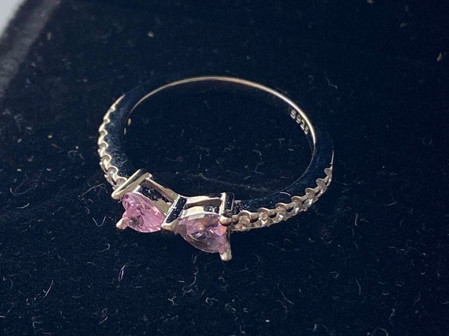 Anelli: Silber 925 Ring mit Schleife und Zirkonia – Nuovo (secondo la descrizione) da Givisiez venduto da dor_xb9k 3