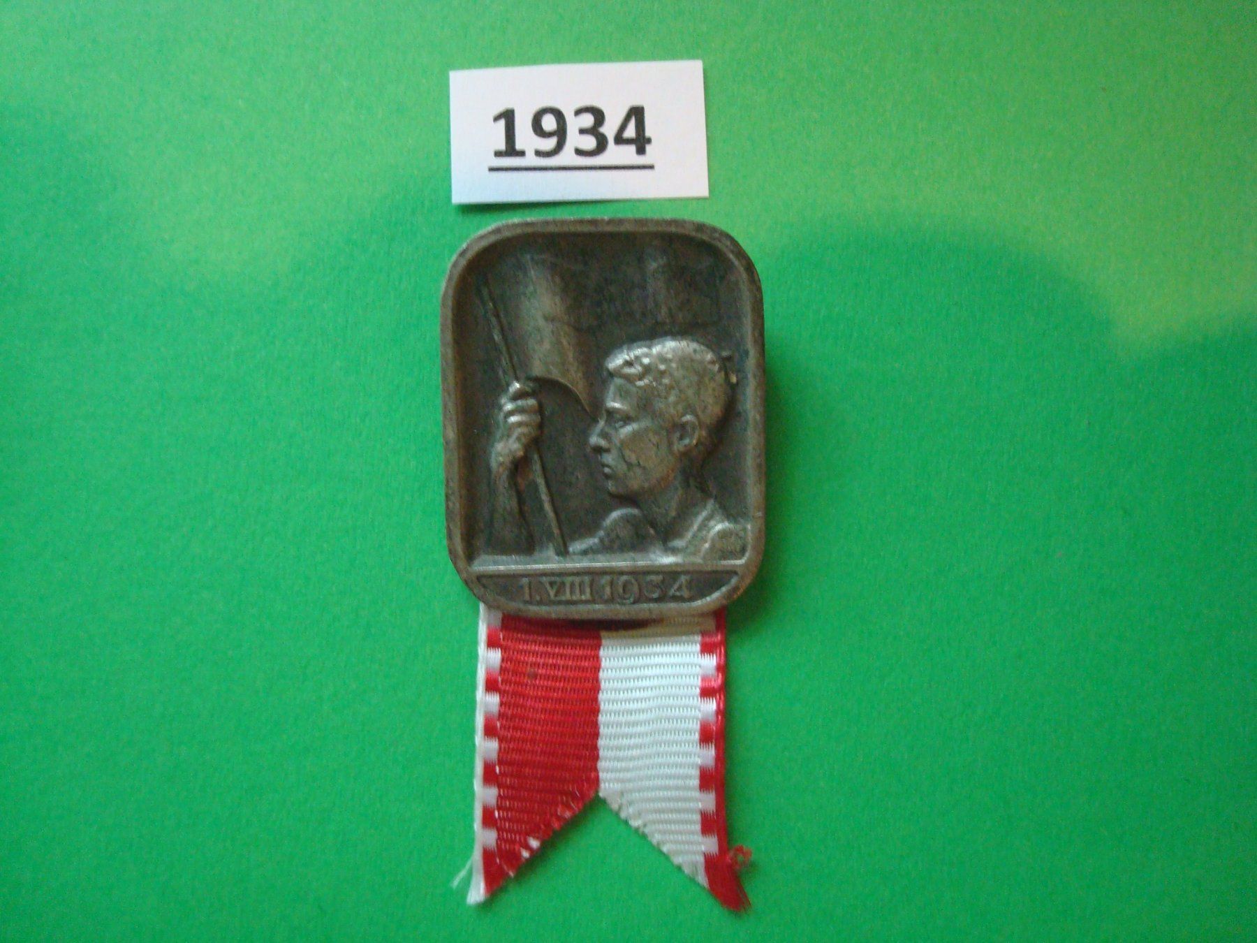 Placchette & Badge: Abzeichen 1. August 1934 – Usato da Riehen venduto da Baerewaegli