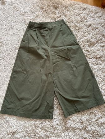 3/4 culotte Hose GrS Viskose Olive green