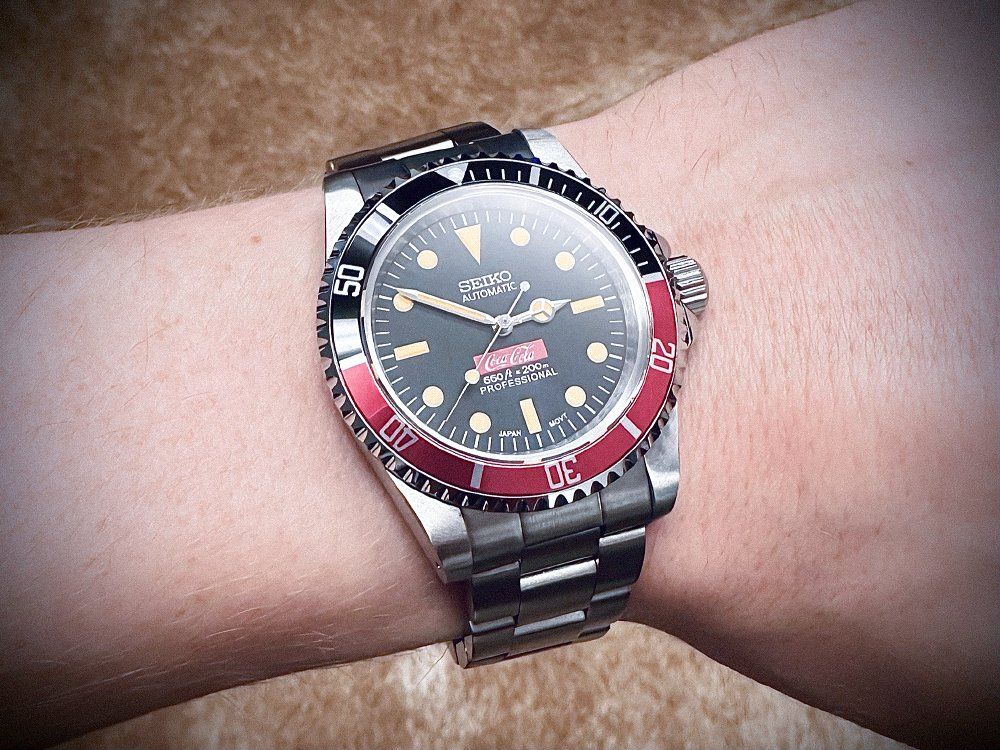 Seiko Mod Coke Submariner Hommage | Acheter sur Ricardo