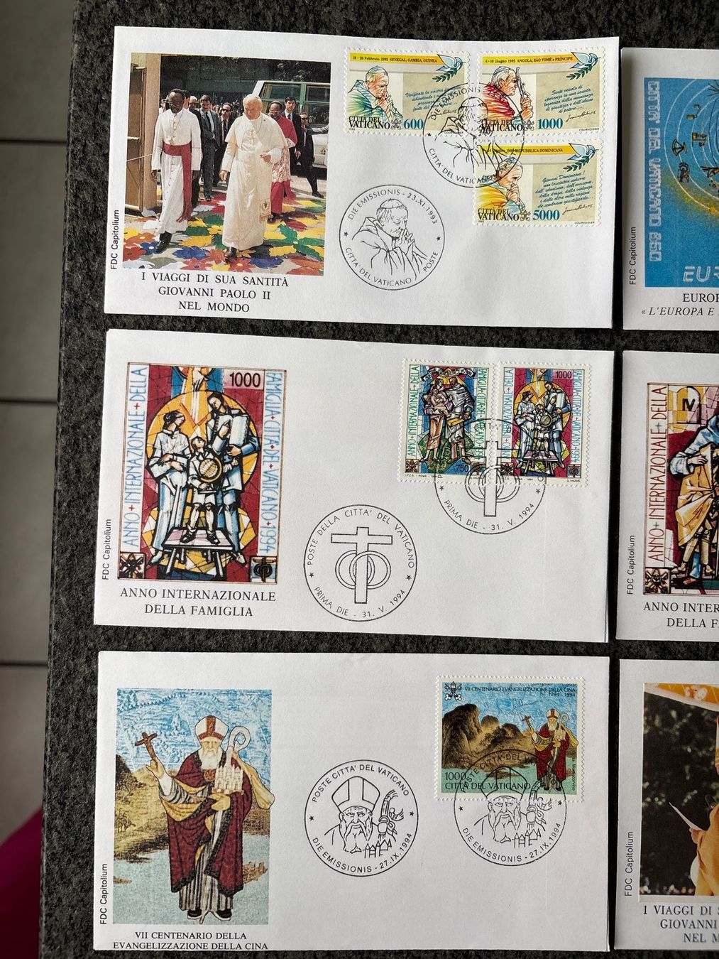 Tutti i francobolli: Vatikan Briefmarken Sammlung - sechs Stück****** – Usato da Ibach venduto da lisch3 1