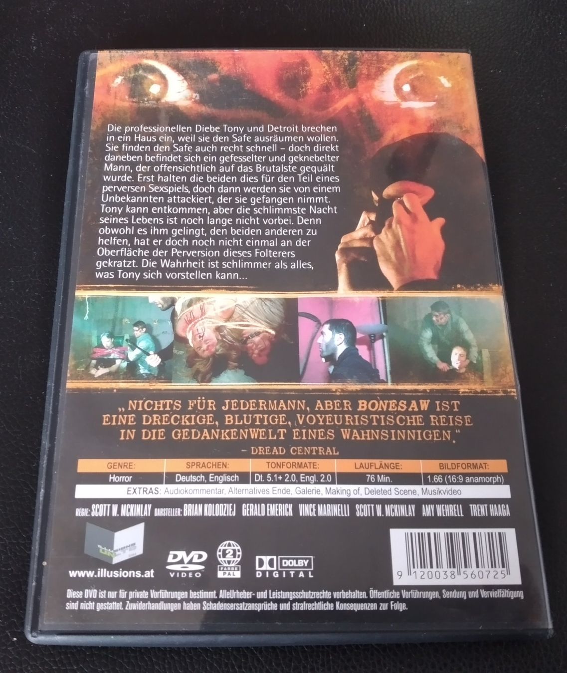 Tutti i DVDs: Bonesaw uncut – Usato da Dietwil venduto da Vrilodin 1