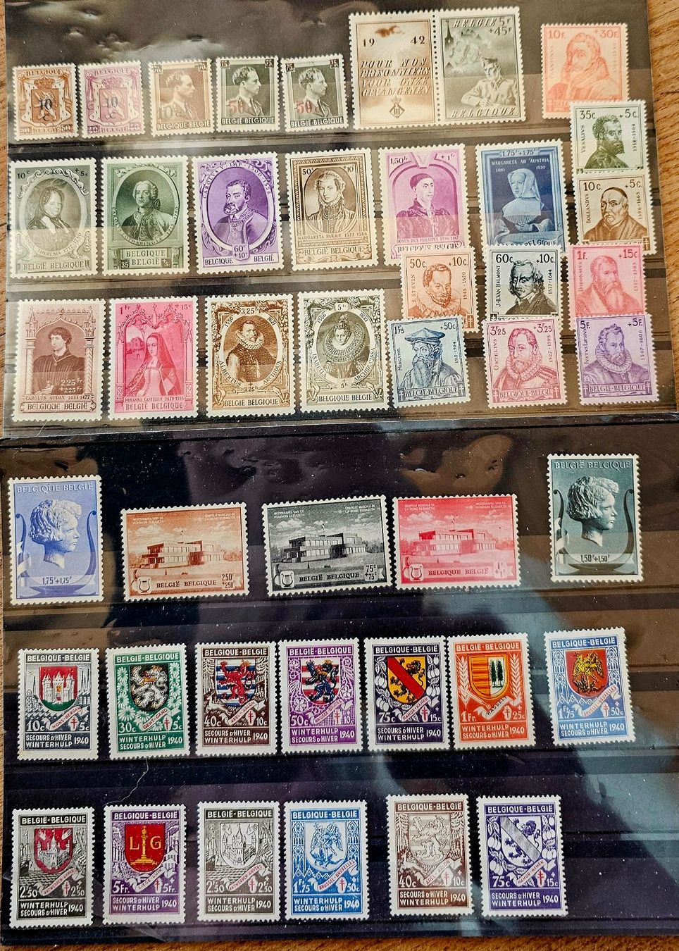 Tous les timbres: BELGIQUE timbres neufs ** – Neuf (Voir description) à Les Valettes par Nuba1
