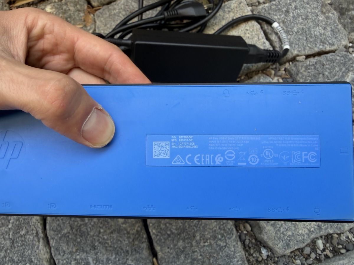 Hewlett Packard Docking station: HP Elite USB-C Dock G3 – D'occasion à Grandvillard par Jobelin 4