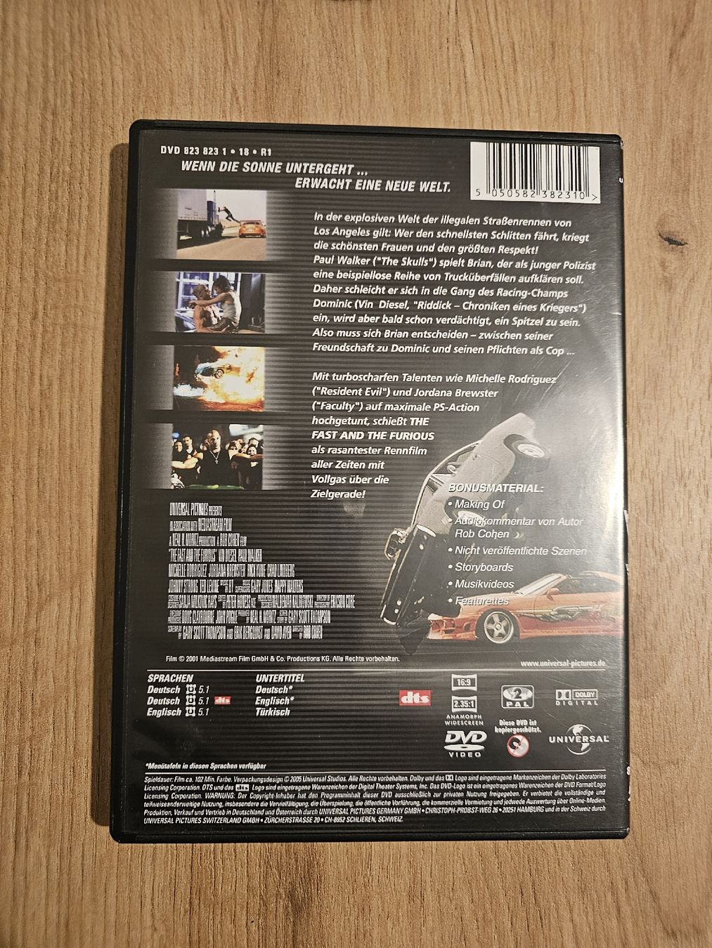 Tutti i DVDs: The Fast and the Furious DVD – Usato da Burgdorf venduto da Paedii01 1