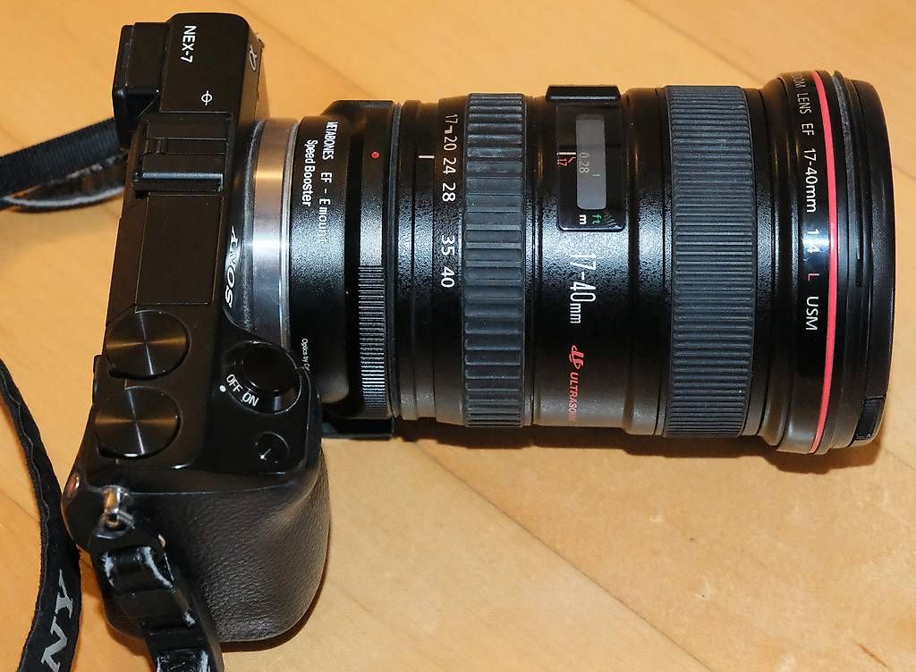 Metabones Adattatori foto: Metabones EF-E Mount Speed Booster x0.71 Canon EF -> Sony E – Usato da Genestrerio venduto da ang_z9xj 3