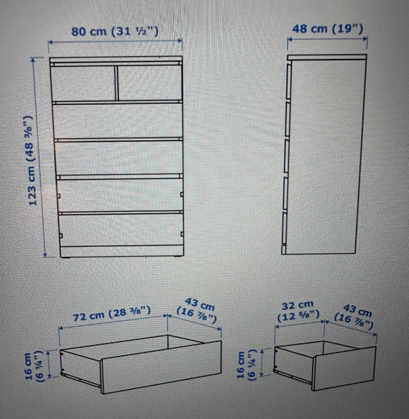 Cassettiere: Malm Kommode weiss von Ikea mit 6 Schubladen – Usato da Wohlen AG venduto da Chrugeli73 1