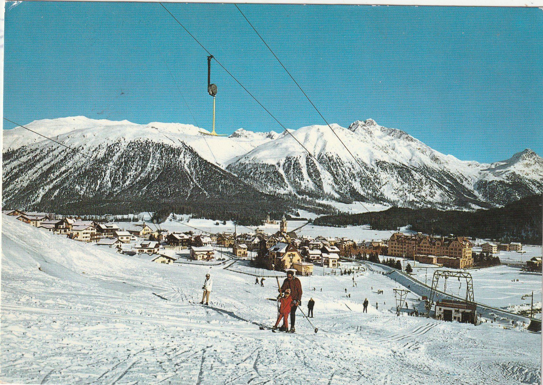 Cartes postales: Celerina Skibetrieb – D'occasion à Lumbrein par made02
