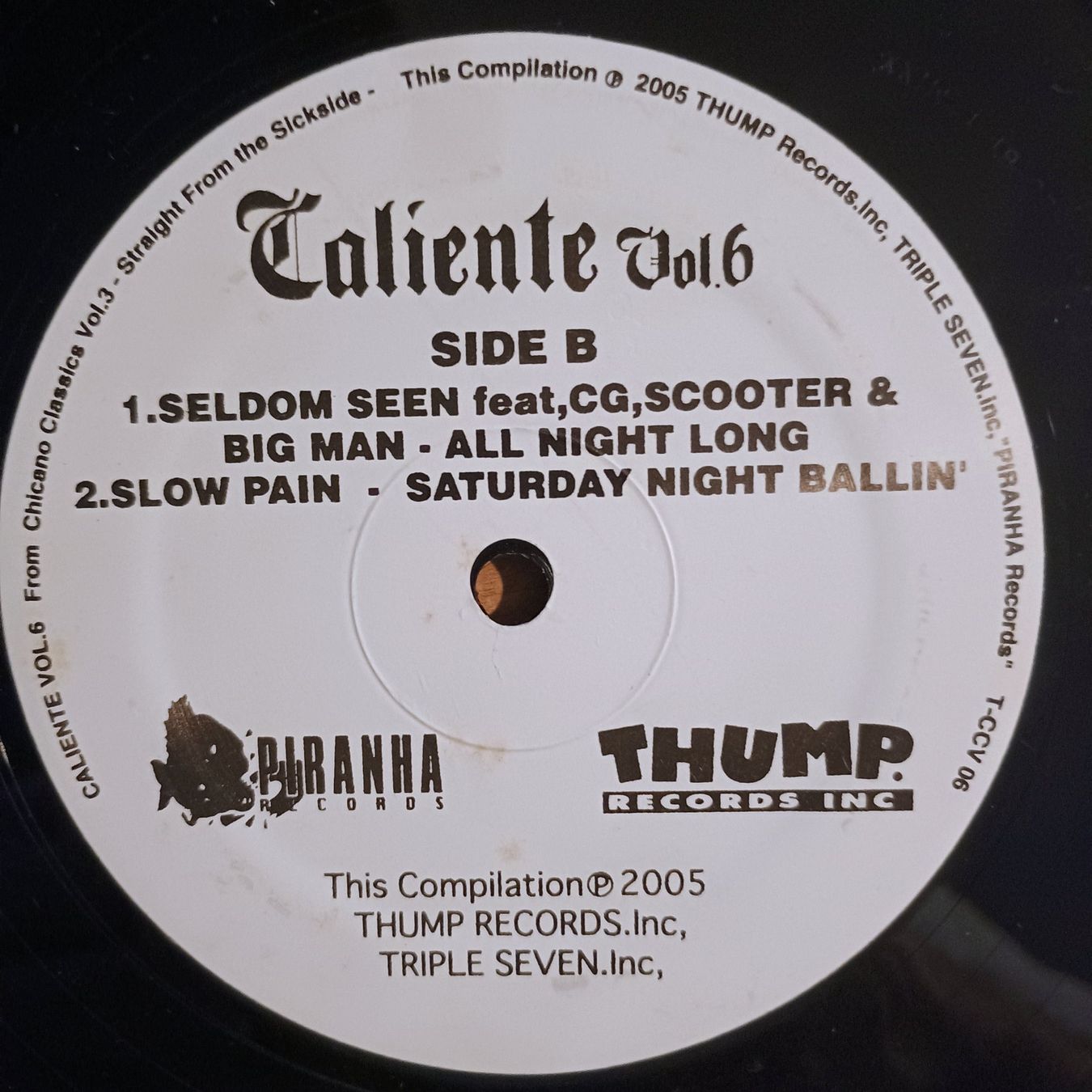Dischi in vinile: Various ‎– Caliente Vol.6 12" 2005  1st PRESS VG+/VG – Usato da münchenstein venduto da karl_heinz_krasser 2