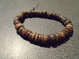 Armband grau/braun farbig
