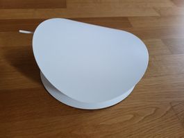 Designer-Wandleuchte, verstellbar, Ovo, weiß, Ø24cm – Faro