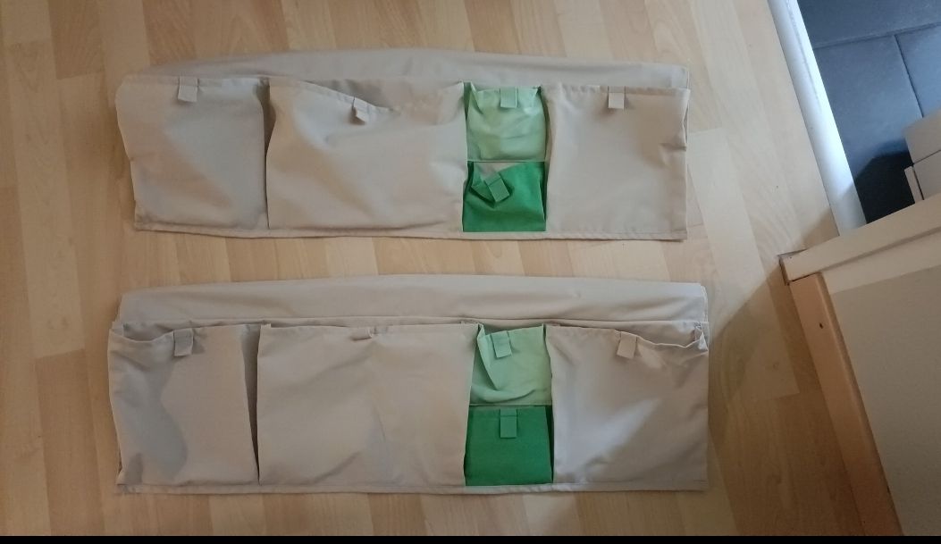 Taschen: 2 Aufbewahrungstaschen mit Fächern beige neu – Neu (gemäss Beschreibung) aus Rotkreuz von mar_wn5h
