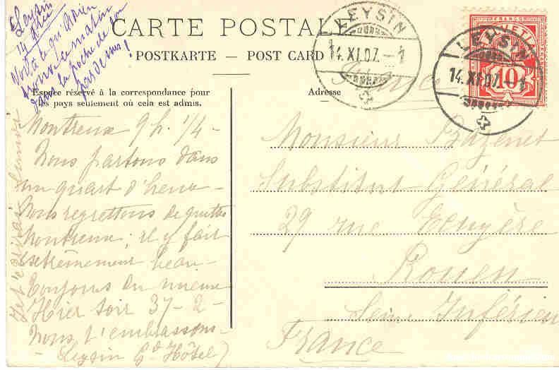 Cartes postales: Montreux - Jardin Public + 1907 – D'occasion à Emmenbrücke par teestube 1