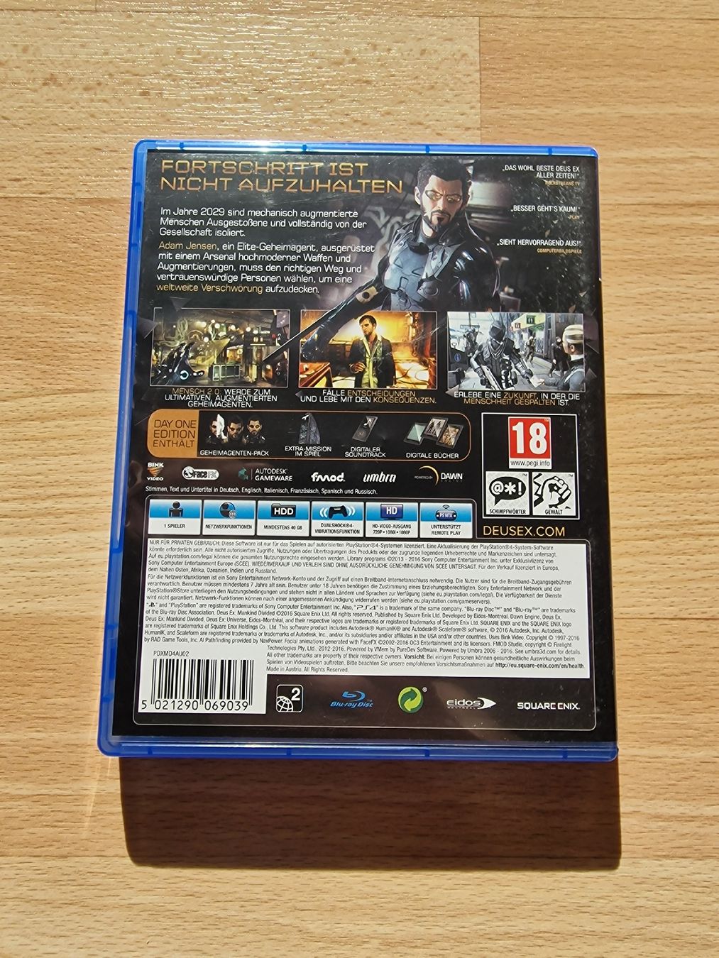 Giochi: Deus Ex Mankind Divided Day One Edition PS4 gebraucht – Usato da Fahrwangen venduto da luk_bhw7 2