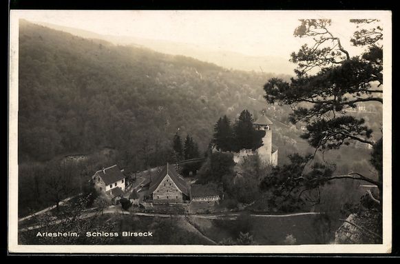 Ansichtskarten: AK Arlesheim, Schloss Birseck, 1930 – Gebraucht aus Berlin von bartko-reher