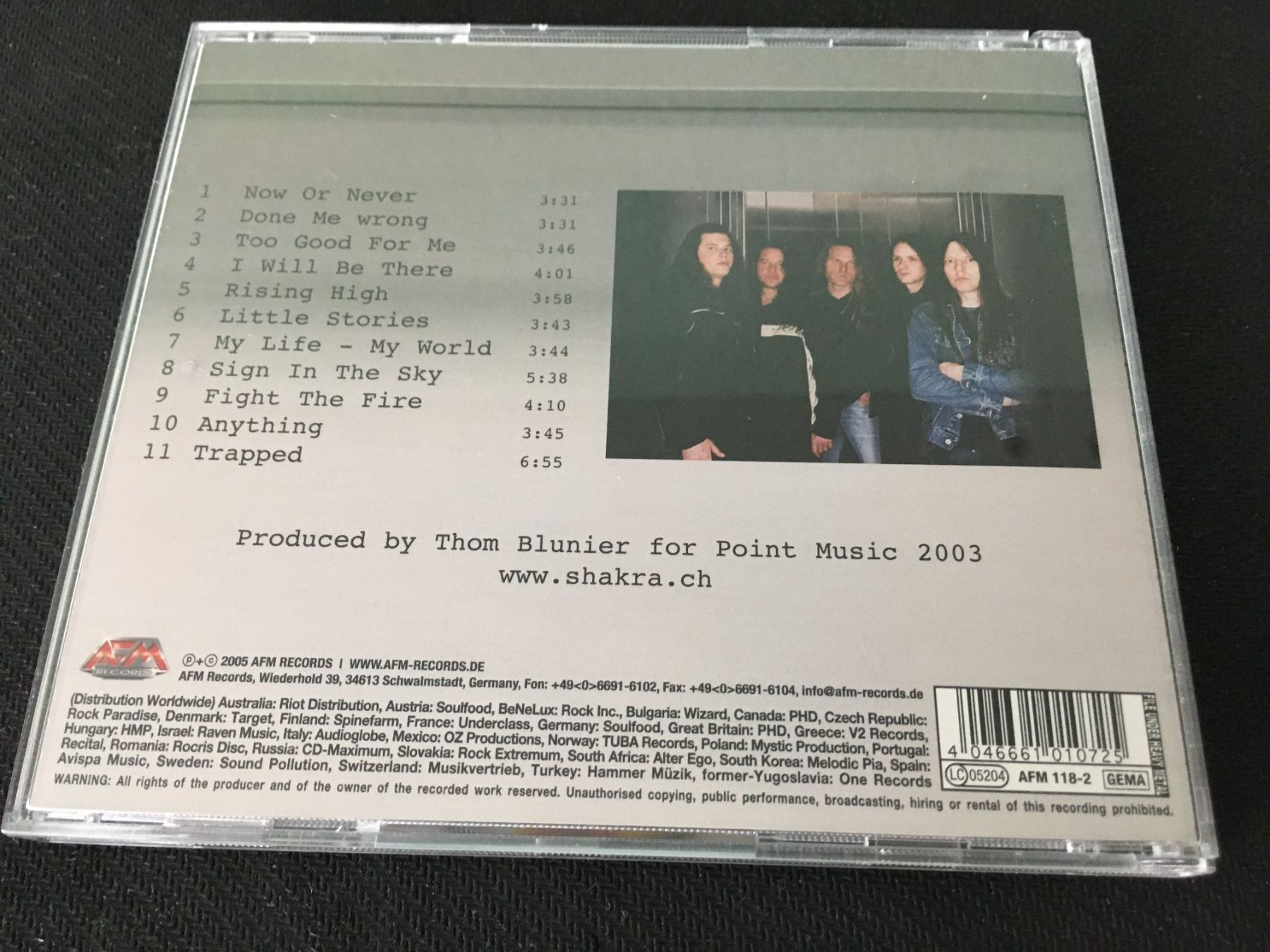 CD: Shakra - Rising -CD- – Usato da St.Gallen venduto da MedienJoe 2