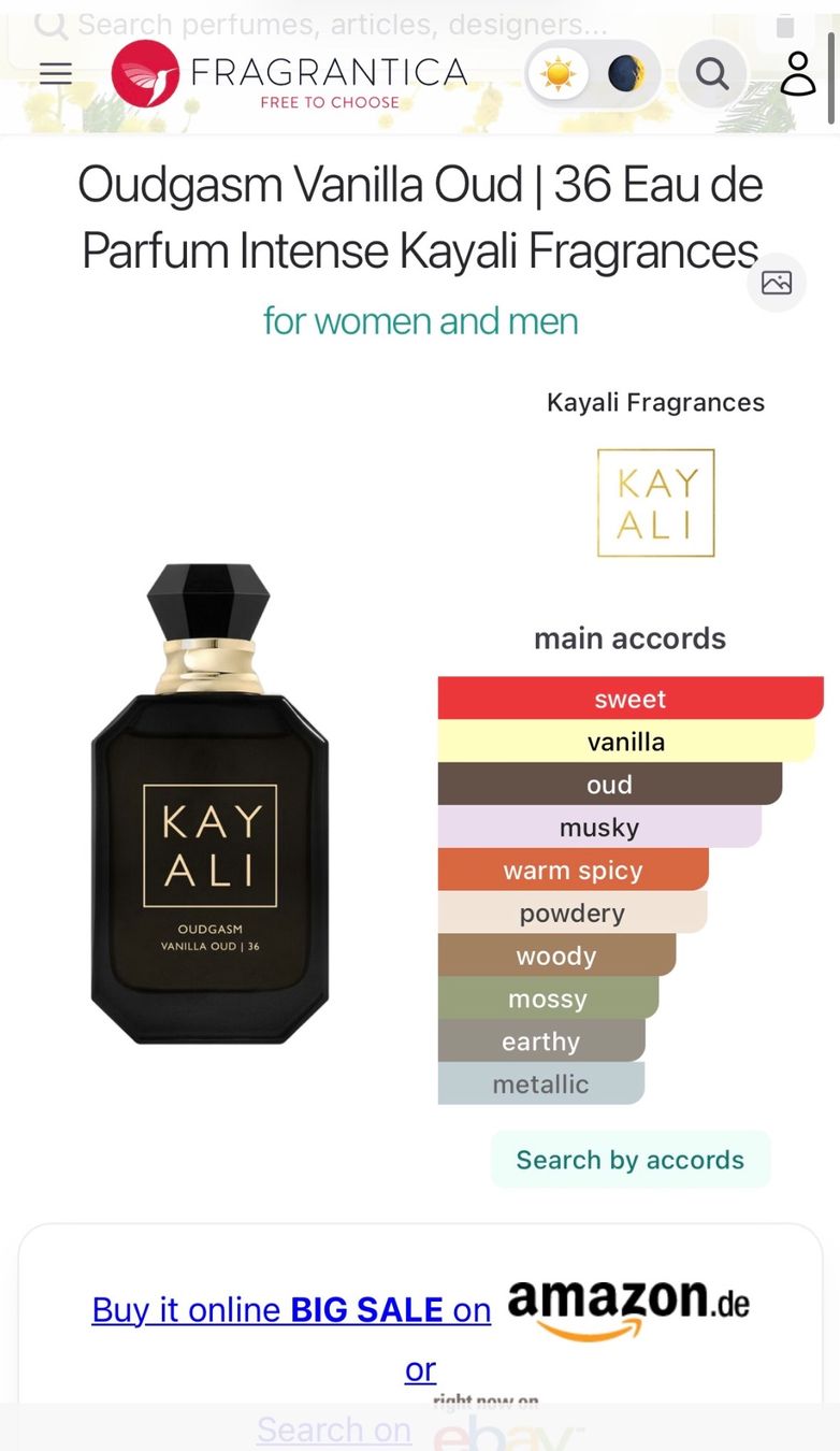 Kayali Profumi & Eau de Toilette: KAYALI OUDGASM VANILLA OUD | 36 EDP Duftprobe - 2 ml – Usato da Zürich venduto da deruja 3