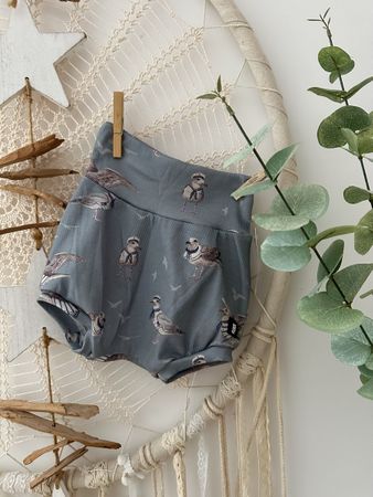 Baby Shorts, handmade, Möwen Motiv, Gr. 86 *NEU