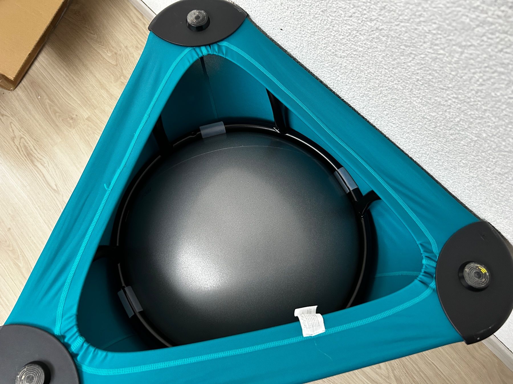Hocker: Jellyfish Sitzball mit Bezug türkis ergonomisch – Gebraucht aus Lüsslingen von Piper 1